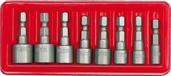 Set 8 Tubulare pentru Mandrina 5-13mm Cr-V 66113