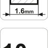 Fir masina de tuns iarba 1,6mm x 10m 89412 - imagine 3