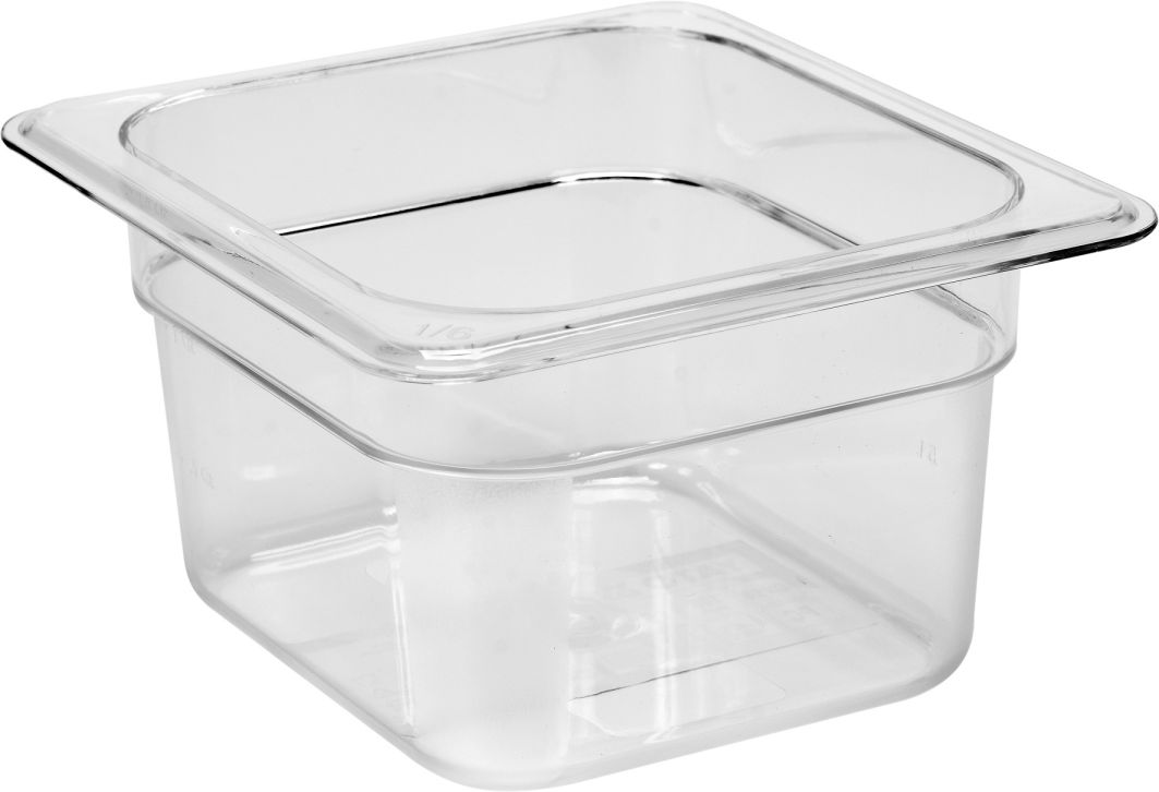 CONTAINER CATERING PLASTIC,GN1/6, 100MM