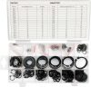 Set coliere Seger exterior, diverse dimensiuni, 300 buc, Yato YT-06880