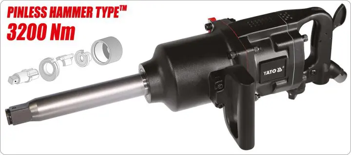 Pistol pneumatica 3200nm, 1", Yato YT-09615 - imagine 4
