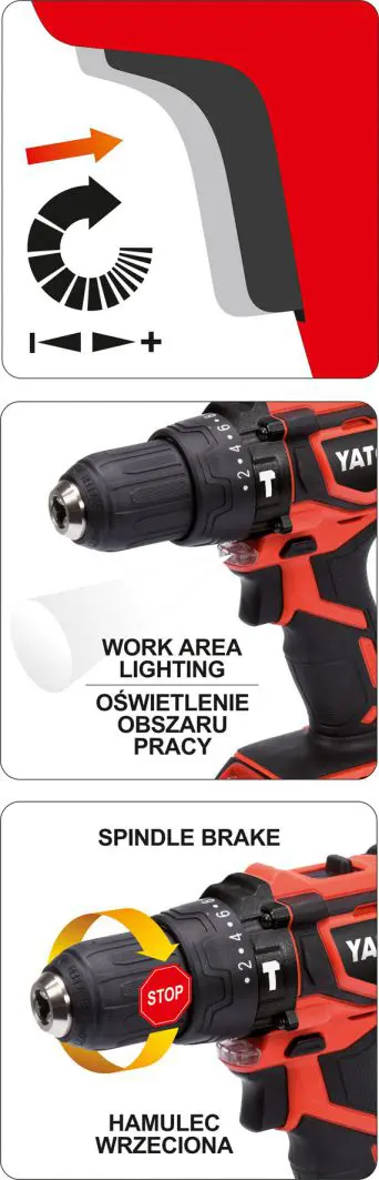 Autofiletantă cu Acumulator 18V 40Nm, Yato YT-82780 - imagine 5