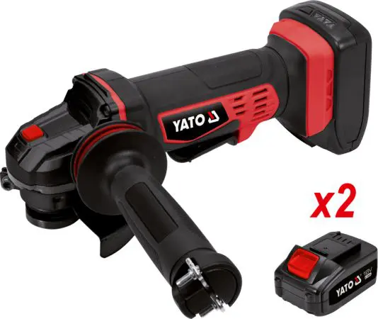 Polizor unghiular 18v, cu 2 acumulatori YT-82828 - imagine 3