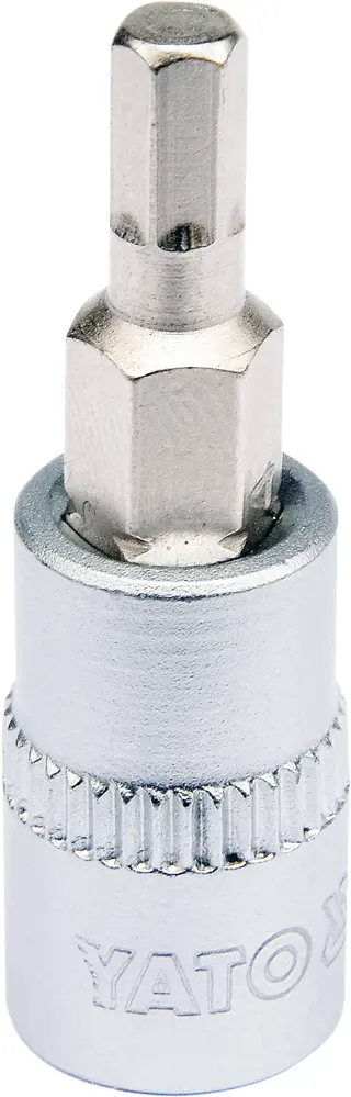 Bit hex. 4 , cu adaptor 1/4″, 37mm YT-04371