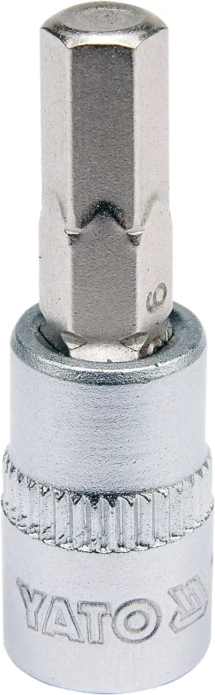 Bit hex. 6 , cu adaptor 1/4″, 37mm YT-04373