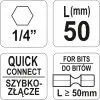 Capat surubelnita 50 mm,1/4"" YT-0464 - imagine 3