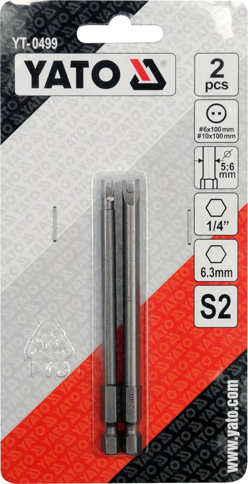 Capat surublenita 100mm 8-10 2buc YT-0499 - imagine 2
