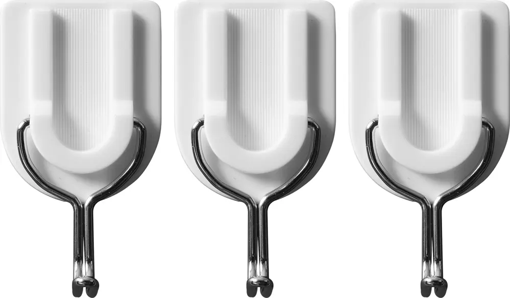 Set carlige autoadezive de perete 3 buc, 74752