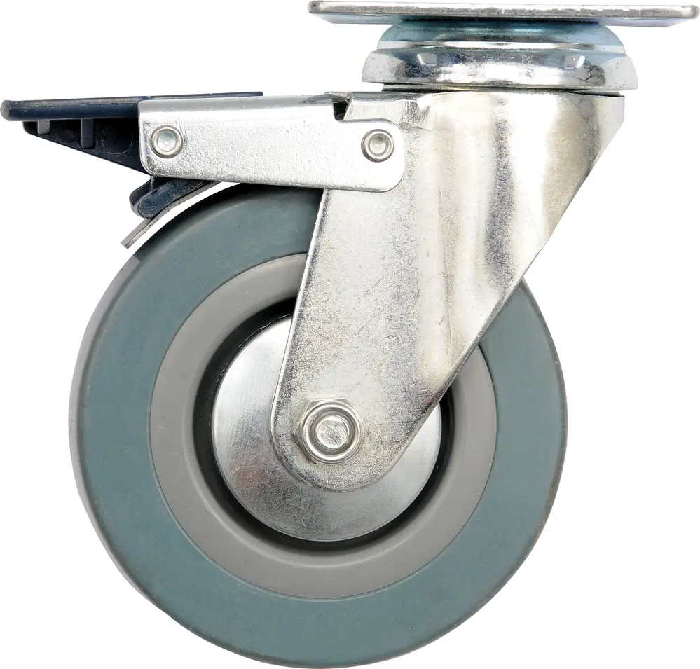 Roata pivotanta cu frana 100mm, 87383