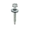 Surub Autoforant Cap Hexagonal 4.8x35mm Zincat Cu Saiba EPDM a