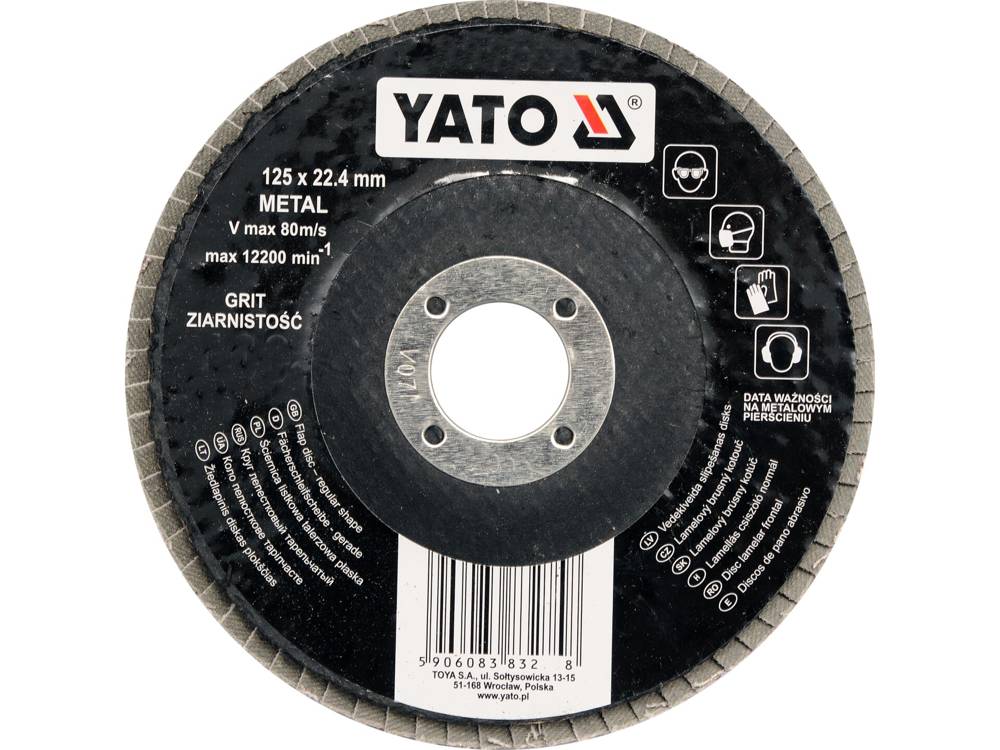 Disc slefuit 125mm P60 ,YT-83273