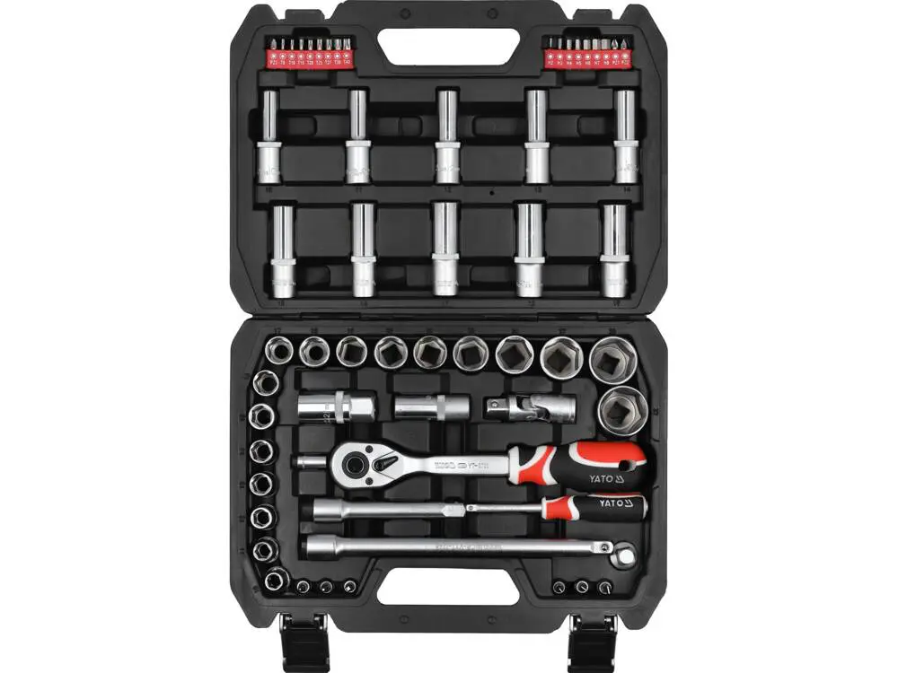 Trusa Tubulare si Biti 60 Buc 1/2" ,YT-12660