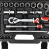 Trusa Tubulare si Biti 60 Buc 1/2" ,YT-12660