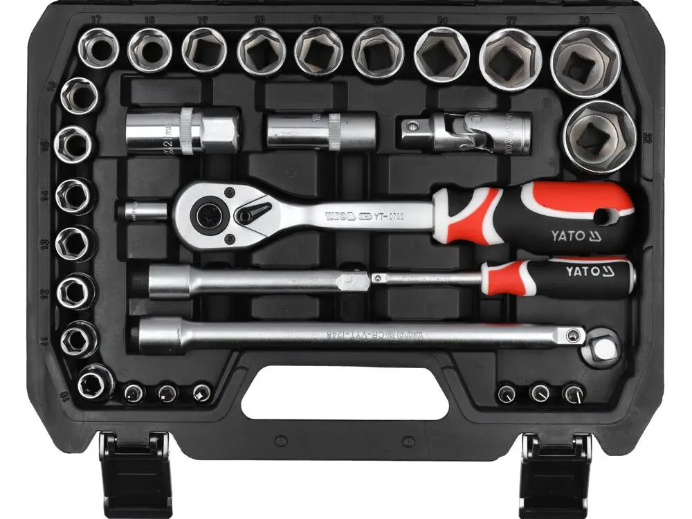 Trusa Tubulare si Biti 60 Buc 1/2" ,YT-12660
