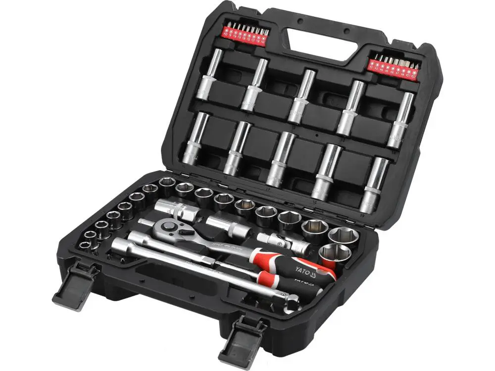 Trusa Tubulare si Biti 60 Buc 1/2" ,YT-12660