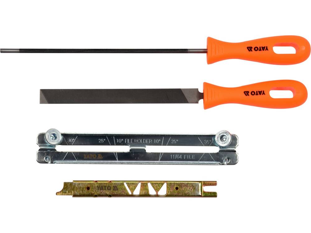 Set Ascuțit Lanț Drujbă 4.0mm, 4 Buc, Yato YT-85040